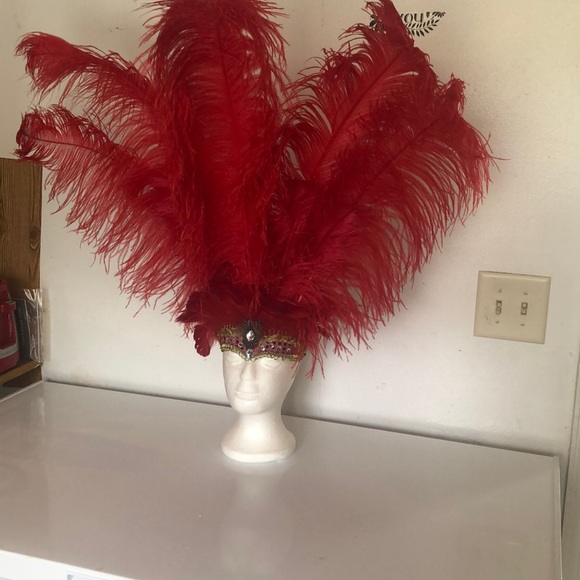 Gently worn custom made showgirl/carnival costume - Picture 12 of 14
